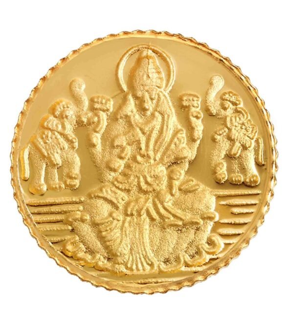 2 Grams 24kt (999) Goddess Lakshmi Gold Coin