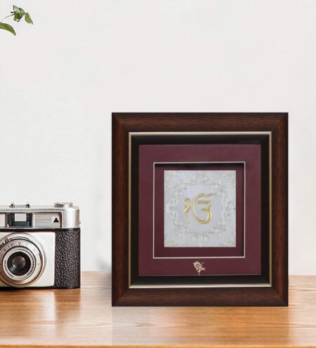 999 Pure Silver Religious Frame Of Ek Onkar