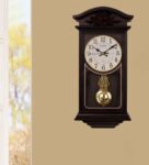 Brown Fibre Stroke Pendulum Clock