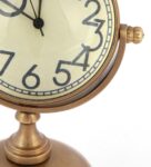 Brass Finish Klimt Brass 2 Inch Table Clock