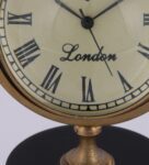 Brass Brass Analog Table Clock