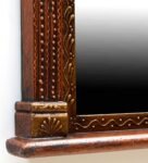 Copper Wood Antique Wall Mirror