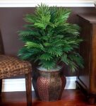 Synthetic Green Areca Palm Without Pot Set Of 2 Artificial Plants