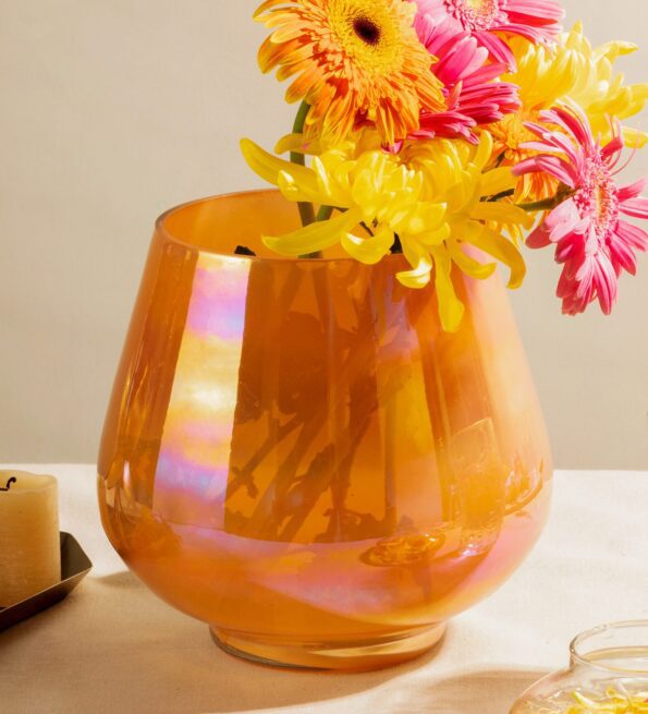 Barle Peach Color Glass