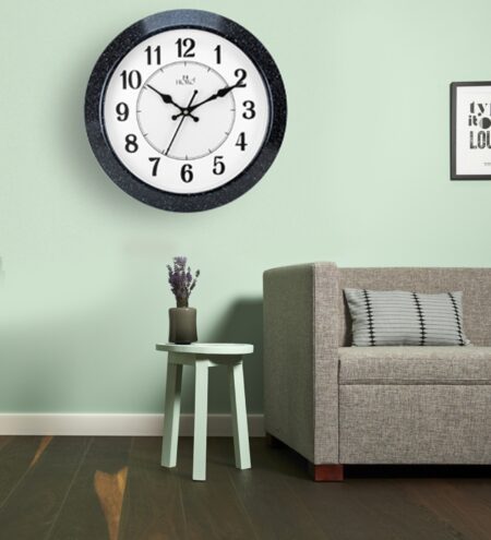 Black Analog Wall Clock