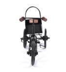 Black & Brown Iron And Wood Rickshaw Miniature