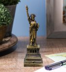 Black & Green Metal Statue Of Liberty Miniature 6″