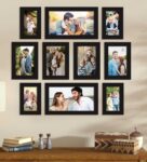 Black Individual Photo Frame Set of 10by Art Street