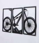 Black Iron Cycle Metal Wall Art