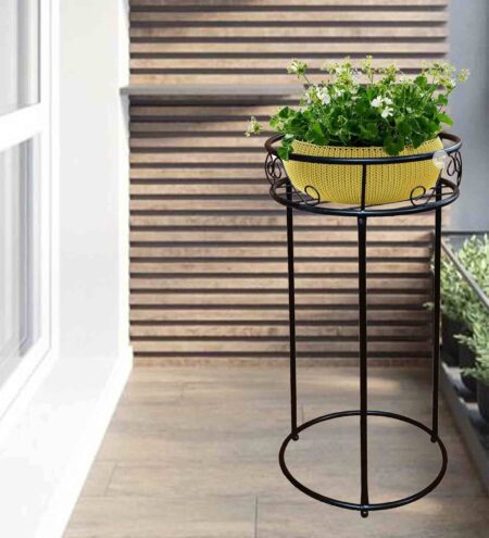 Black Iron Medium Planter Stand