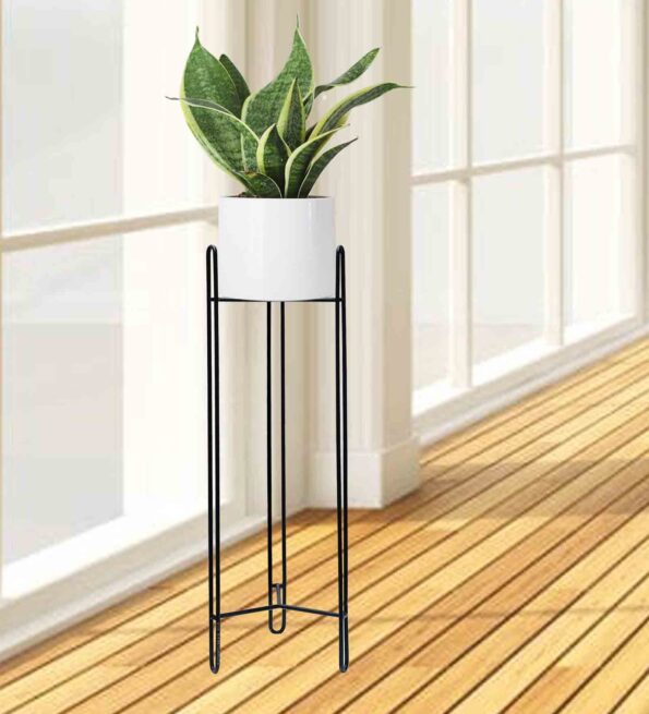 Black Iron Planter Stand