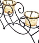 Black Iron Table Tea Light Holder