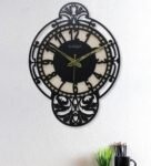 Black MDF Smack Novelty Wall Clock