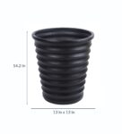 Black Plastic Container for Plant