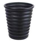 Black Plastic Container for Plant