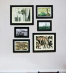 Black Wood Collage Photo Frames