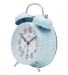 Blue Analog Alarm Table Clock