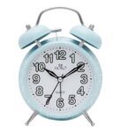 Blue Analog Alarm Table Clock