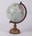Blue Plastic Serenity Geographical Map Table Globe