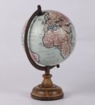 Blue Plastic Serenity Geographical Map Table Globe