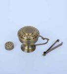 Brass Agarbatti Holder 1 Brass Dhuni And 1  Brass Chimti