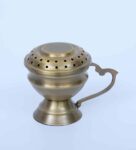 Brass Agarbatti Holder 1 Brass Dhuni And 1  Brass Chimti