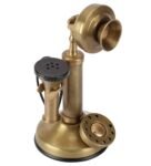 Brass Antique Candle Style Dummy Telephone Showpiece
