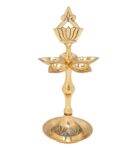 Brass Kamal Masuri Diya Stand Pack of 2