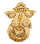 Brass Kamal Masuri Diya Stand Pack of 2