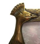 Aluminum Peacock Style Decorative Photo Frame In Copper Finish