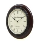 Brown Brass Modern Wall Clock