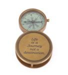 Brown Life Is A Journey (Sliding Type) Compass