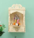 Sevan Wood Pooja Mandir With Door