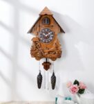 Brown Solid Wood Analog Cuckoo Clock