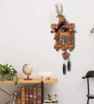 Brown Wooden Cuckoo Wall Clock