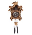 Brown Wooden Cuckoo Wall Clock