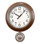 Brown Wooden Pendulum Wall Clock