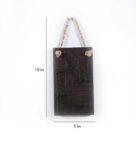 Brown Wooden Wall Hanging Key Holder