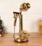 Candle Style Brass Dummy Retro Telephone