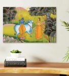 Radha Ophelia Multicolor Canvas Framed People and Places Art Print