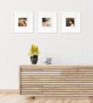Bellaistry Multicolour Synthetic Wood Framed People and Places Art Print Set of 3