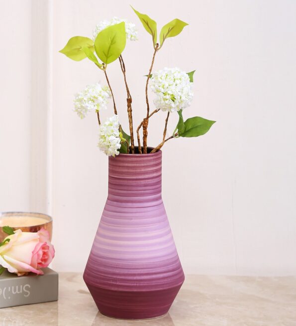 Ceramic Pink Flower Vase