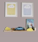 Cloud White & Yellow Wall Shelf