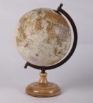 Cream Plastic Derby Geographical Map Table Globe