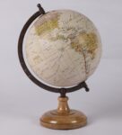 Cream Plastic Derby Geographical Map Table Globe