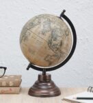 Cream Plastic Norwich Geographical Map Table Globe