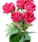 Pink Resin Donna Artificial Flowers