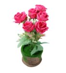 Pink Resin Donna Artificial Flowers