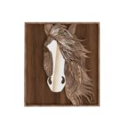 Flirty Horse  Pine Wood Wall Art