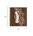 Flirty Horse  Pine Wood Wall Art